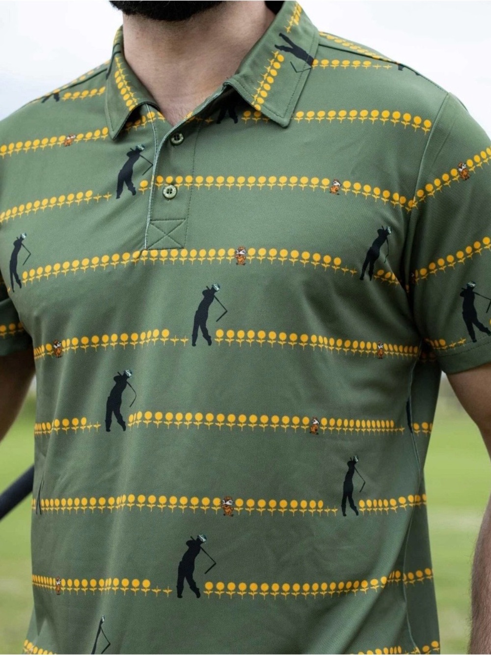 RSVLTS Caddyshack "Cinderella Story" Breakfast Balls Golf Polo - Men's XL